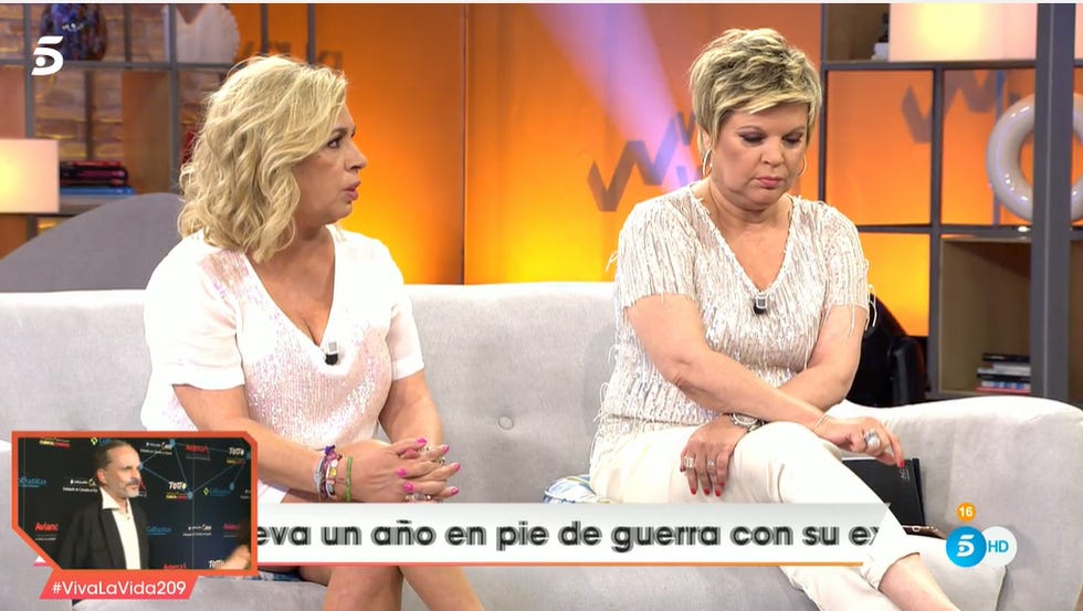 carmen borrego, terelu campos, terelu campos y carmen borrego, las campos, viva la vida, terelu campos y carmen borrego enfrentamiento, viva la vida