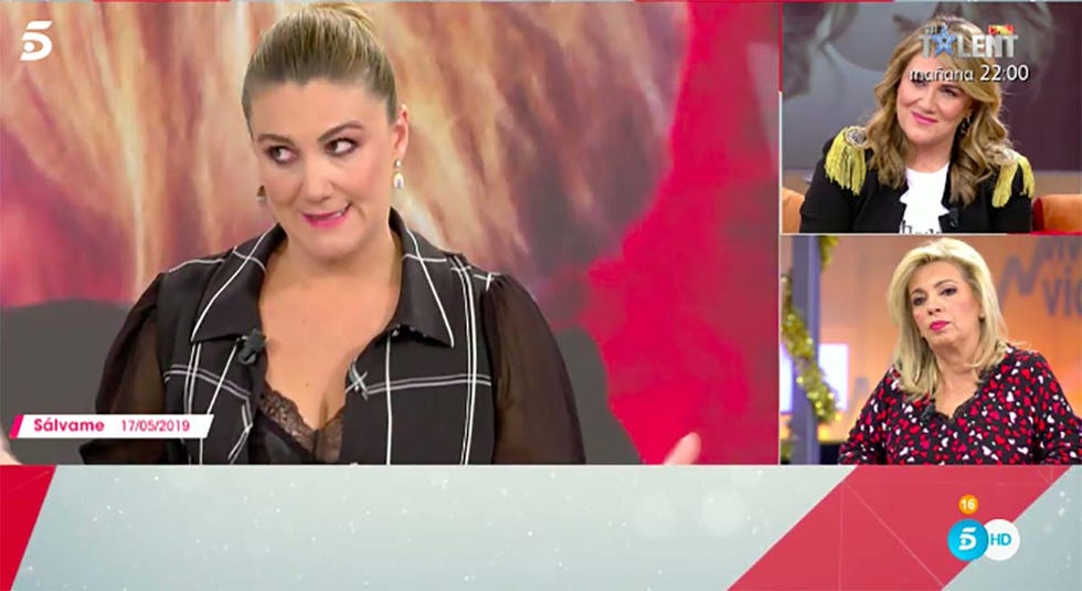 Carlota Corredera habla de su distanciamiento con Carmen