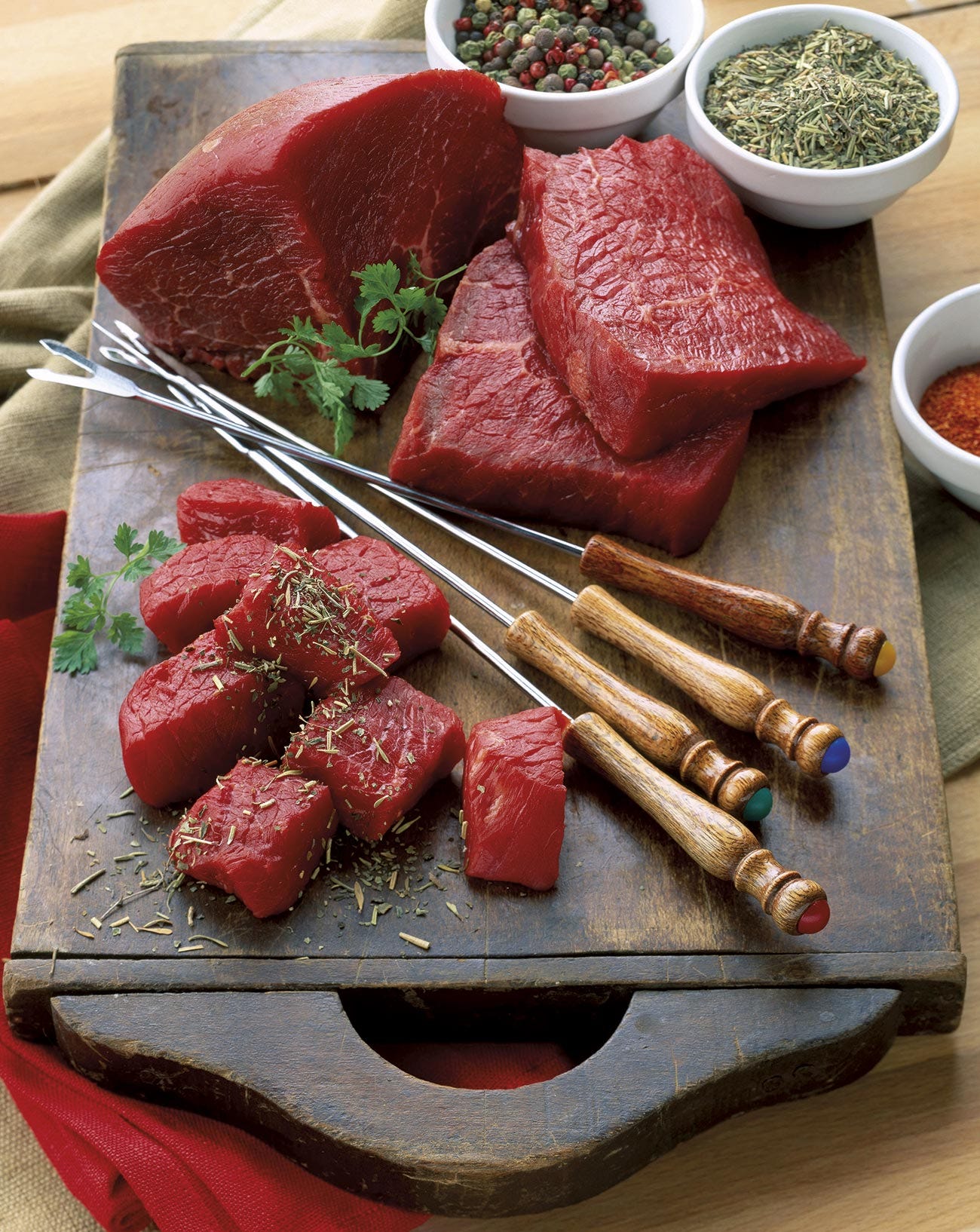 nutrición carne roja