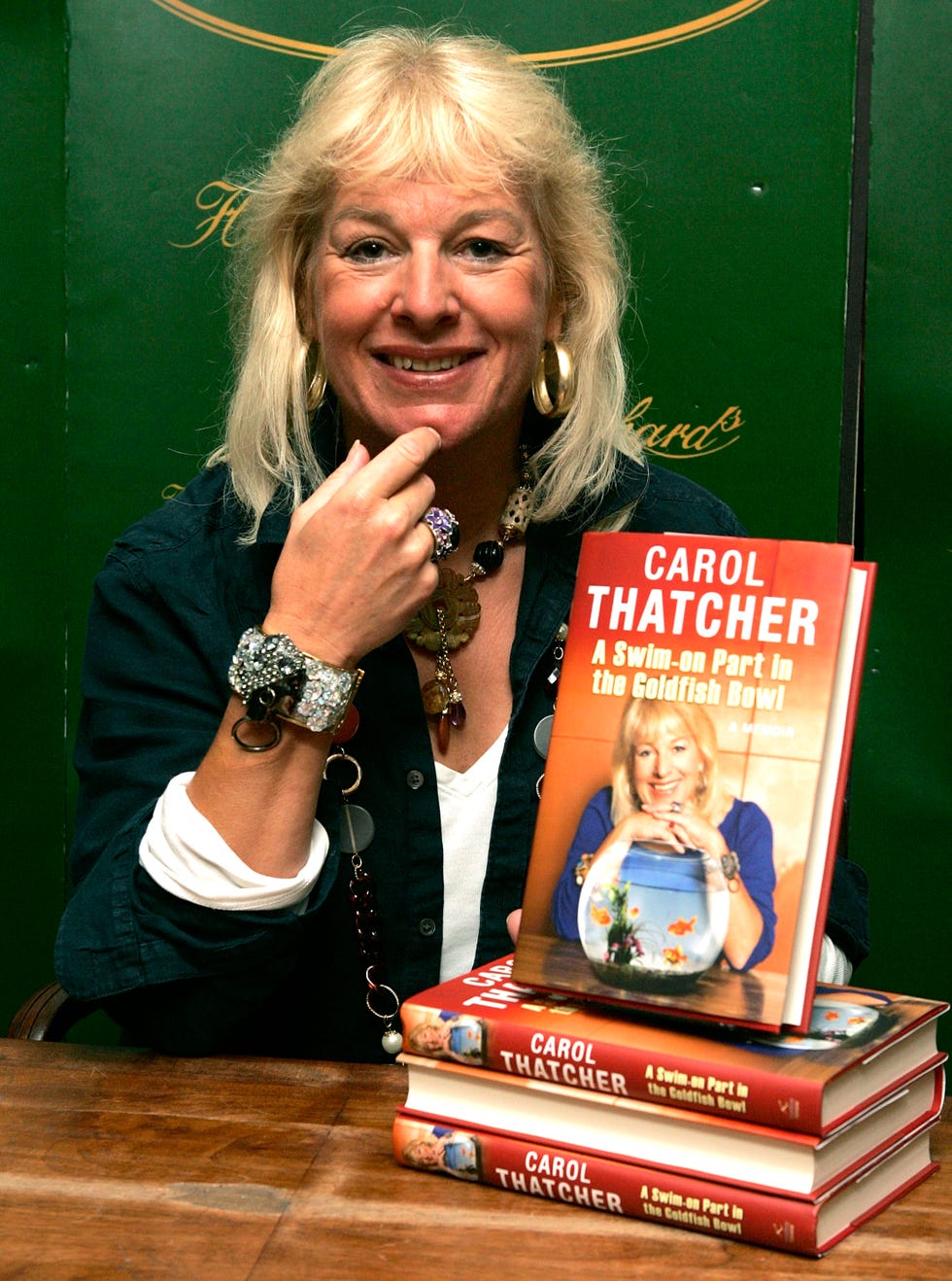 carol thatcher   book signing