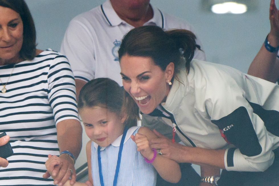 the duke and duchess of cambridge take part in the king's cup regatta