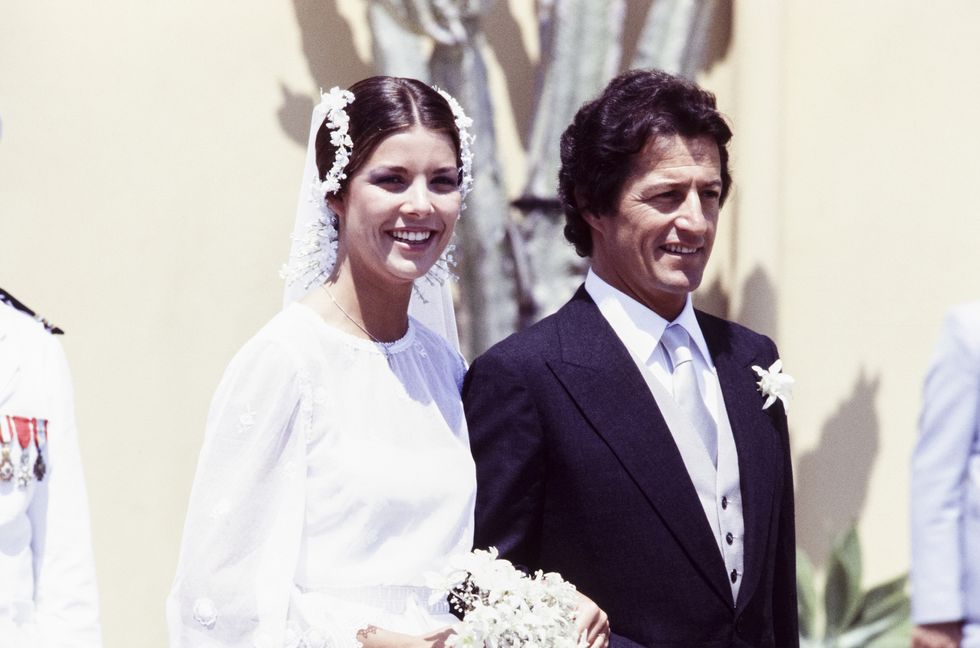 Mariage de Caroline de Monaco et de Philippe Junot en 1978