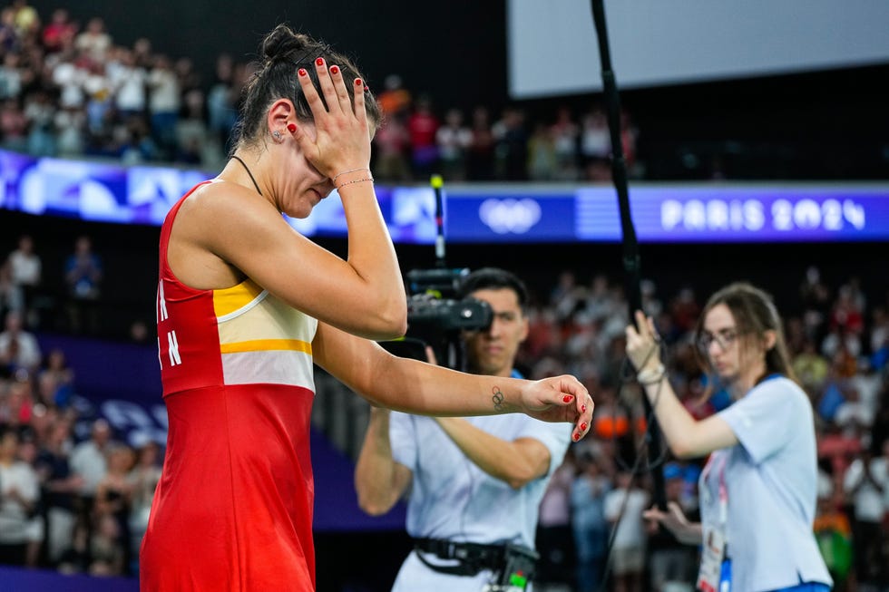 carolina marín abandona pista