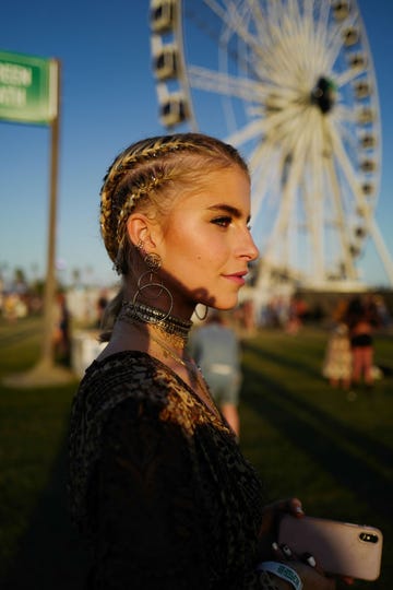 street style and celebrity sightings during coachella festival