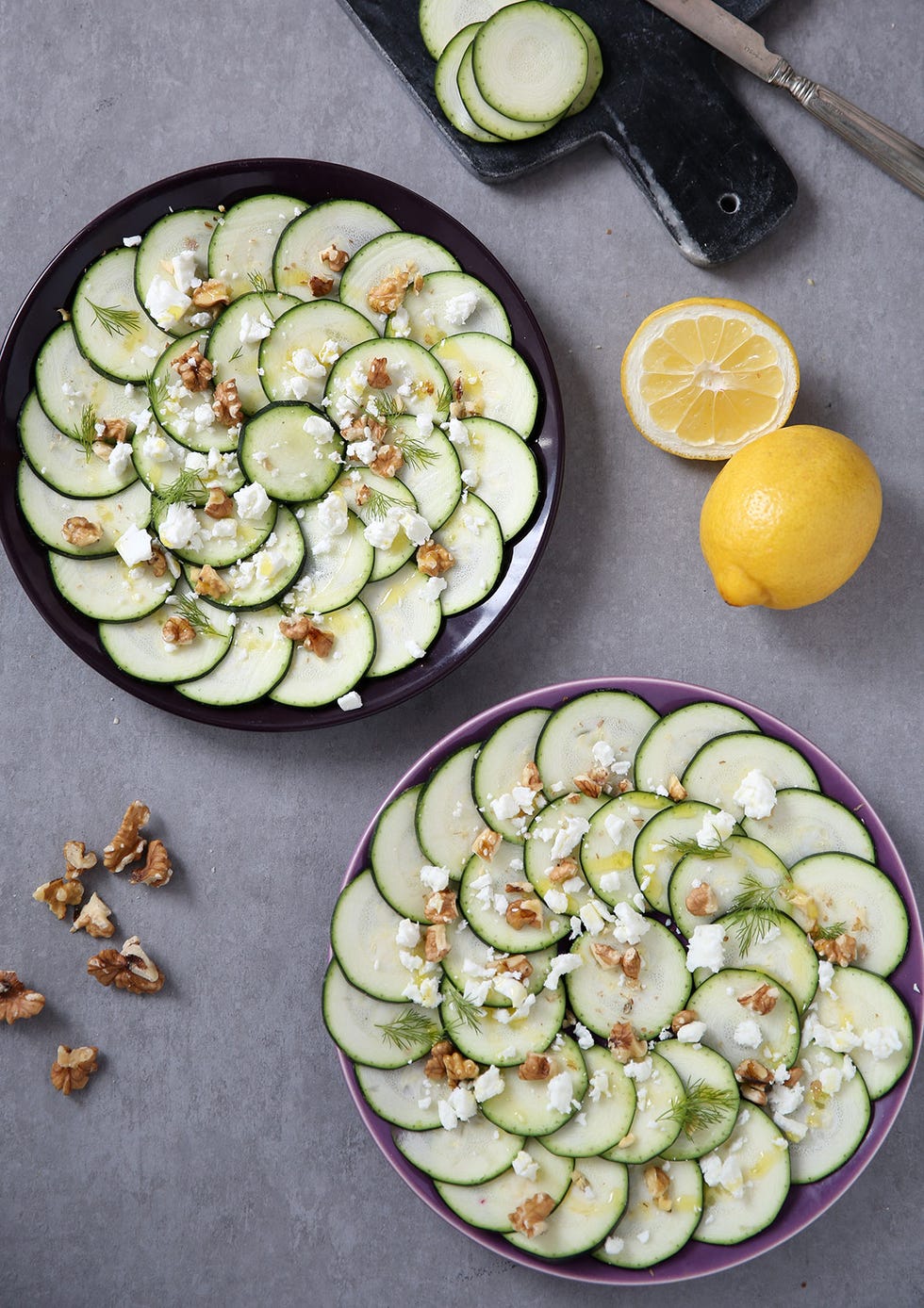 cómo preparar carpaccio de calabacín paso a paso