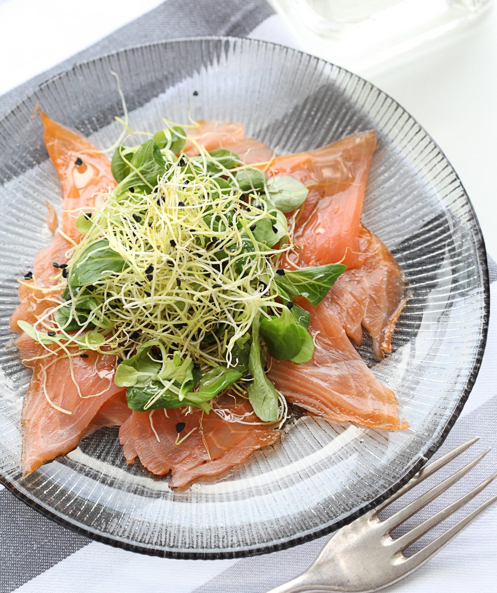 receta de carpaccio de salmón