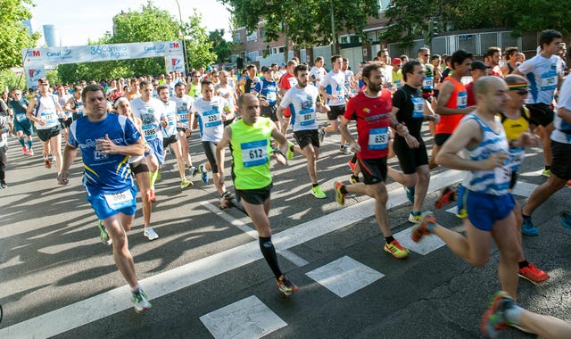 carrera del agua en el canal de isabel ii