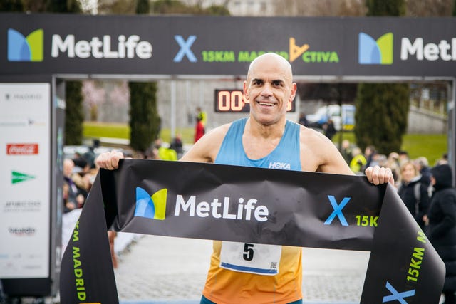 reyes estevez, ganador de la 15k metlife madrid