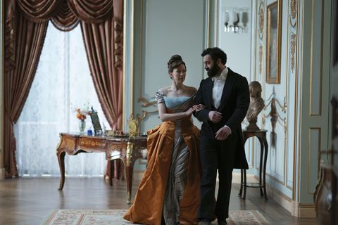 the gilded age carrie coon and morgan spector