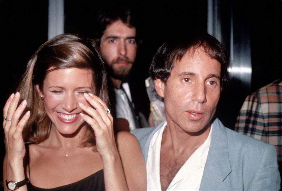 Carrie Fisher and Paul Simon...