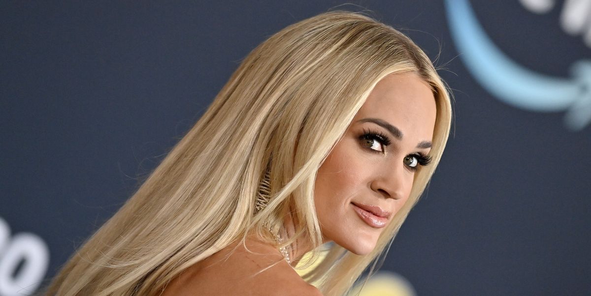 See Carrie Underwood Stun in Neon Shorts and an Animal Print Top