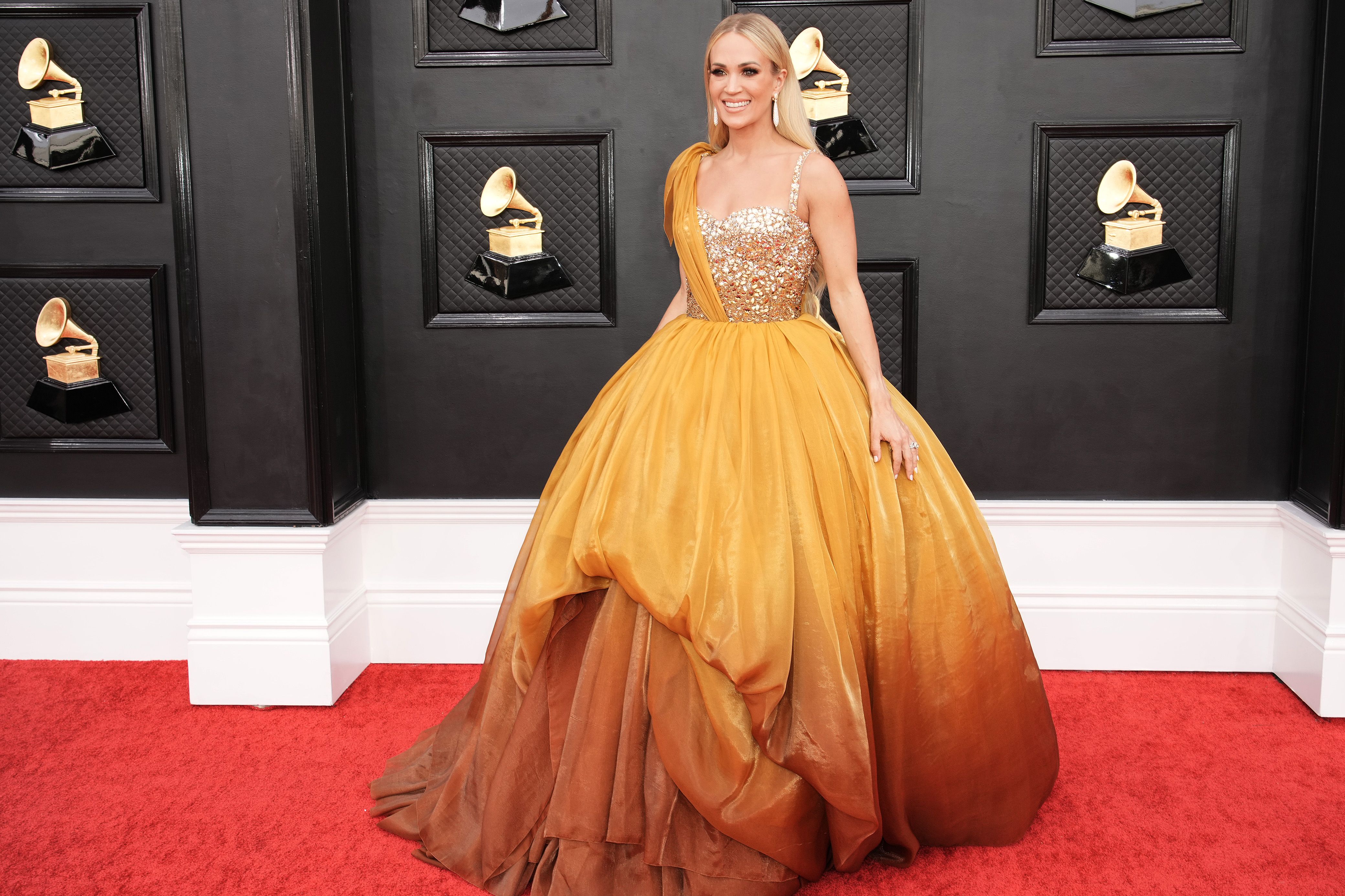 Carrie Underwood Is Giving Every Disney Princess a Run for Their Money at  the Grammy Awards