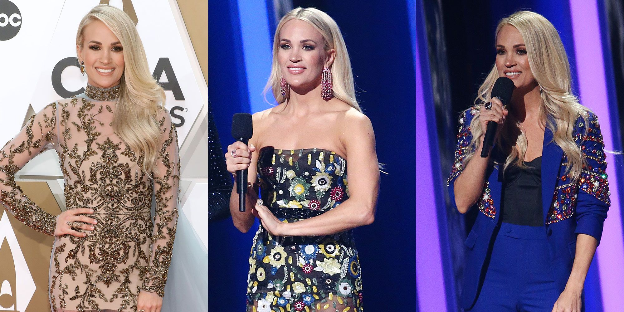 Carrie Underwood Wears 9 Different Outfits at the CMA Awards in 2019