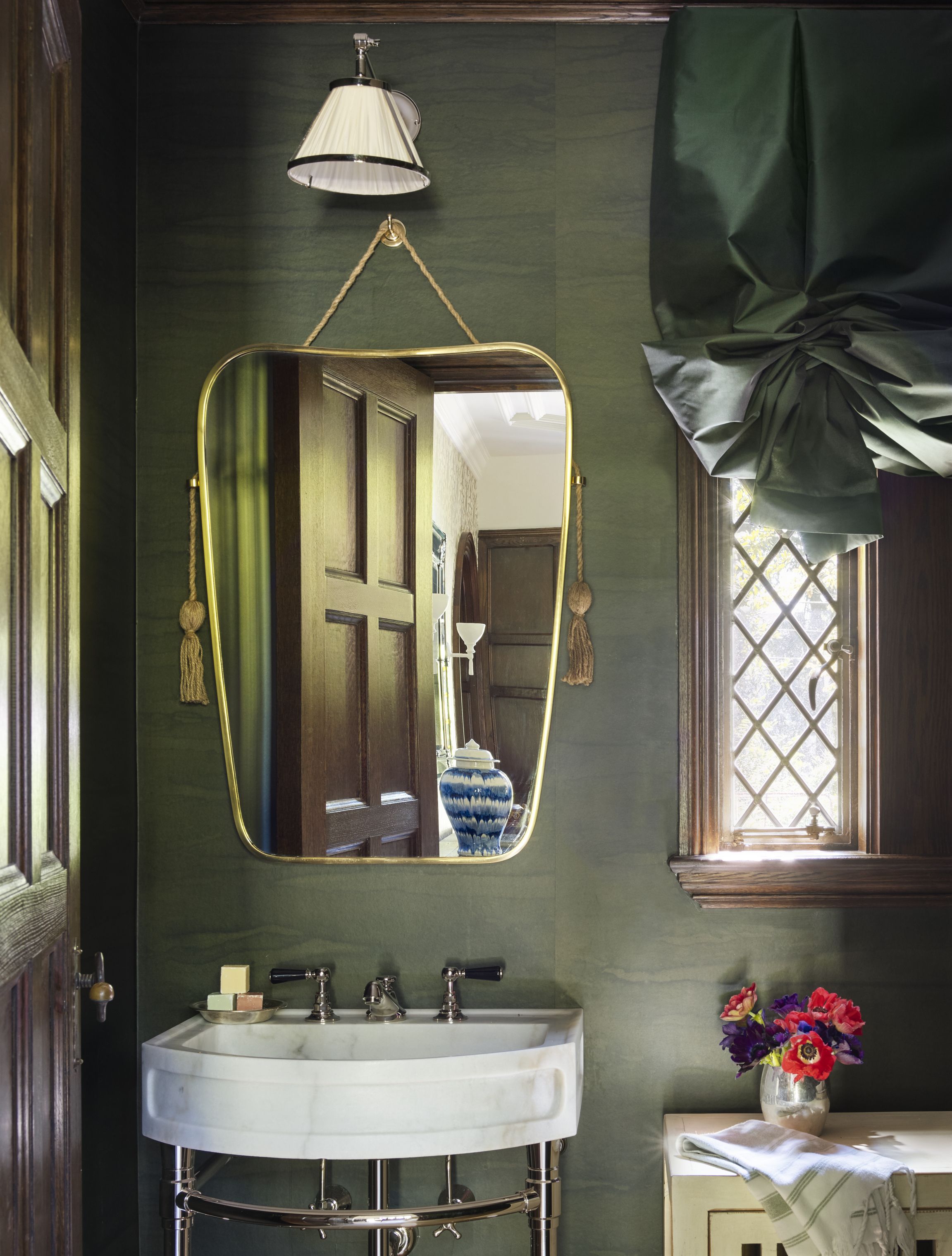 Masculine Vintage Bathroom Plans - Bower Power