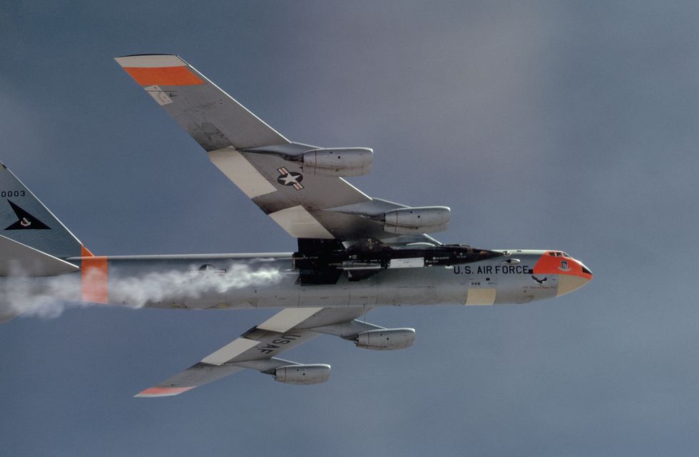 B-52 Carrying Rocket Plane