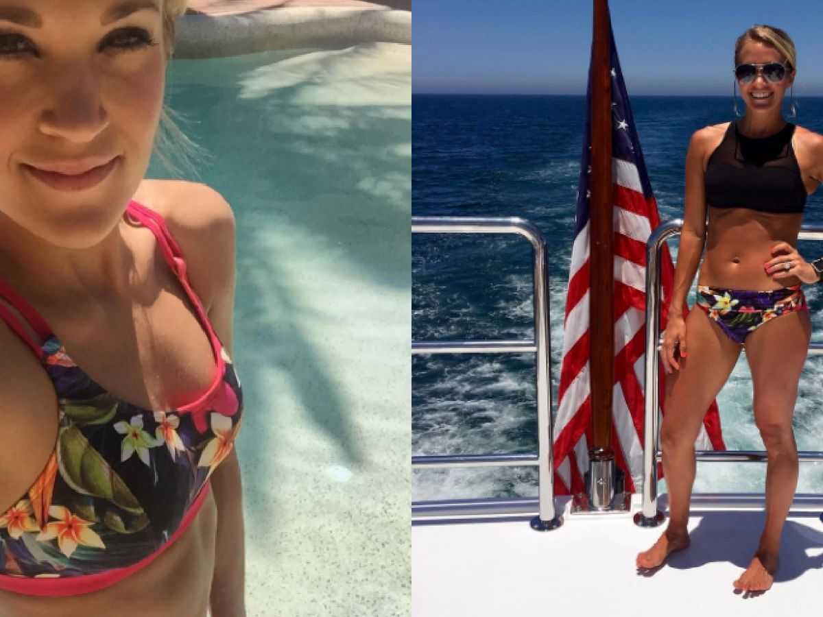 Carrie Underwood Wears a Calia Bikini on Instagram, Photos