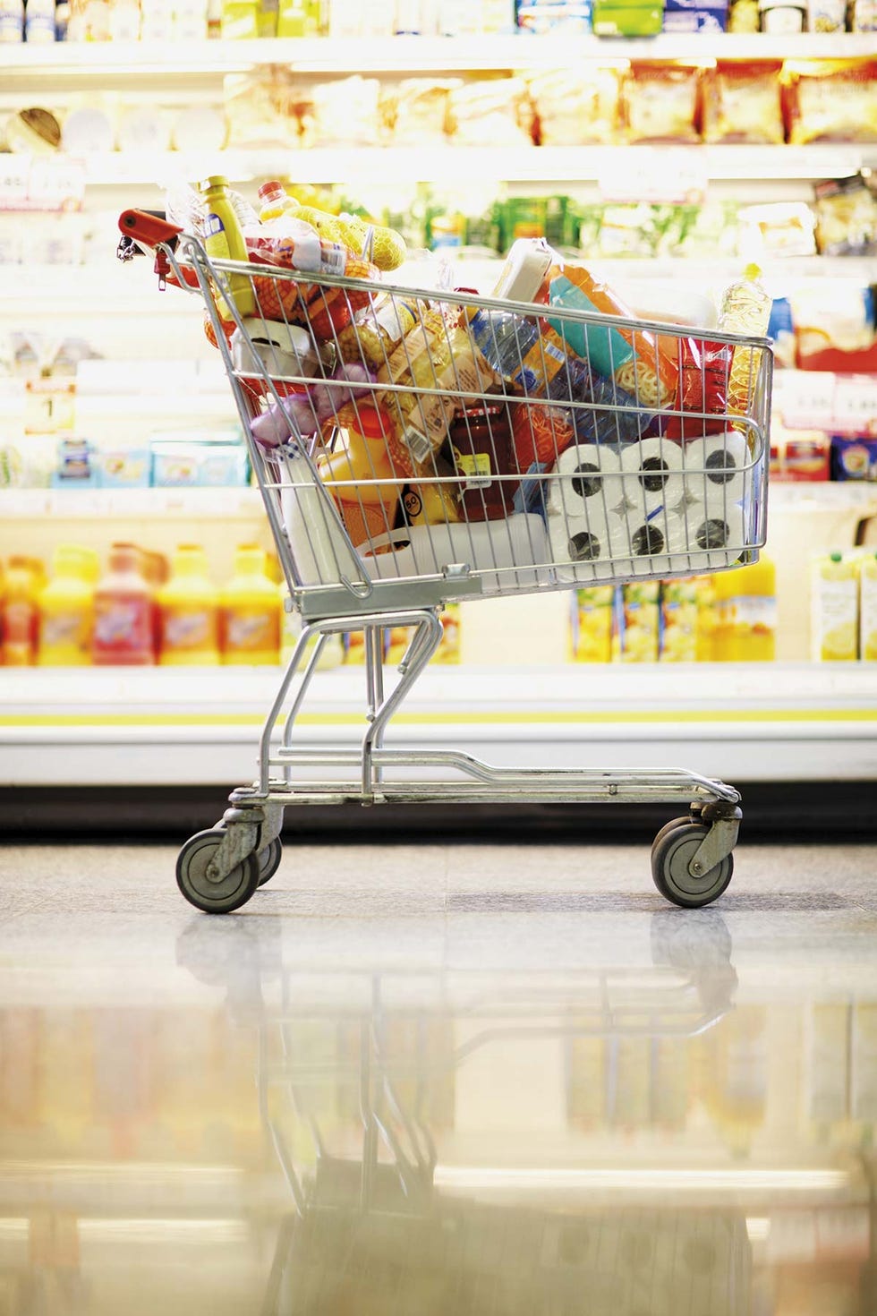 Carro de la compra supermercado