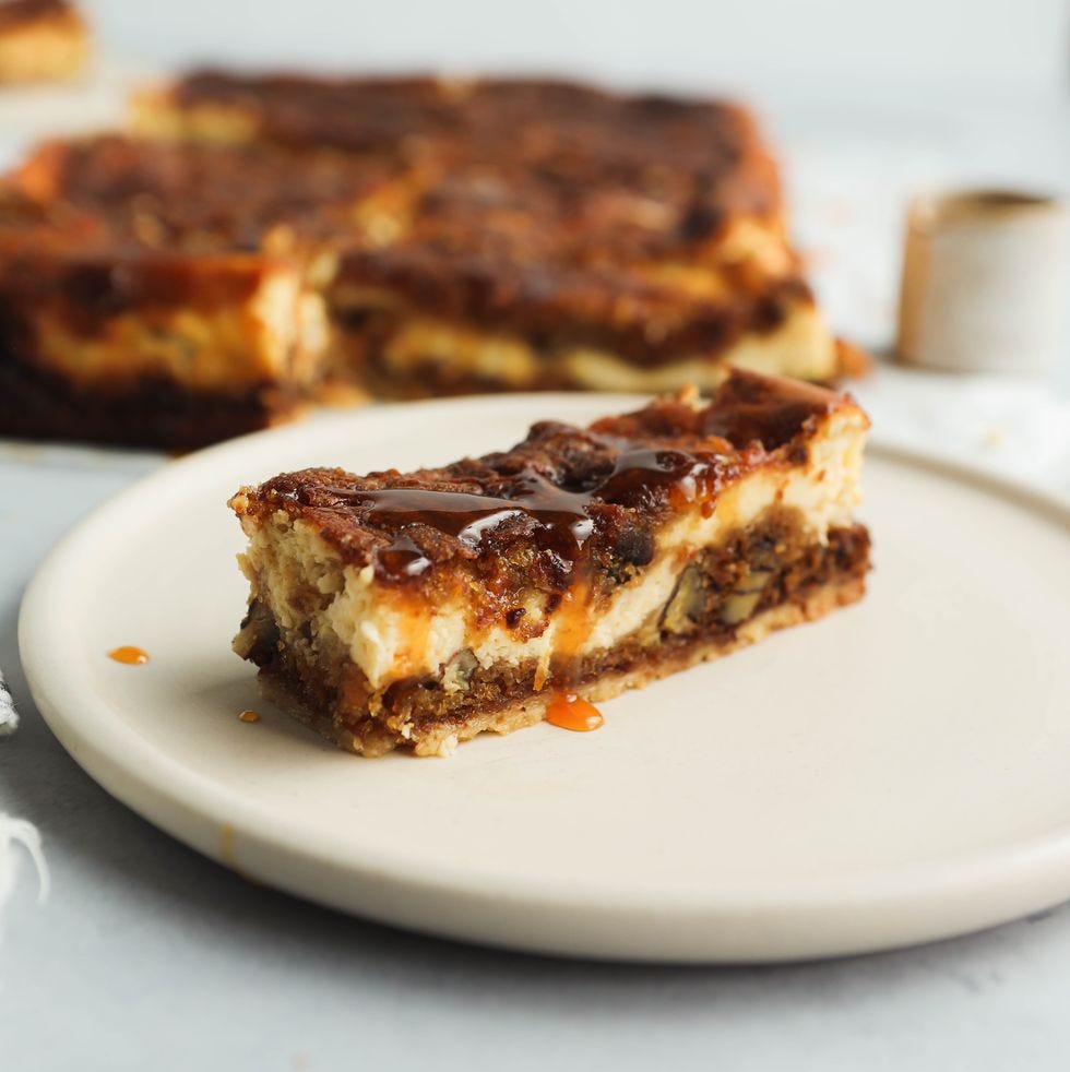 barritas de tarta de queso con zanahoria
