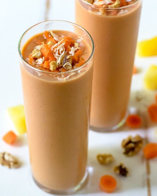 healthy smoothie recipes carrot cake smoothie