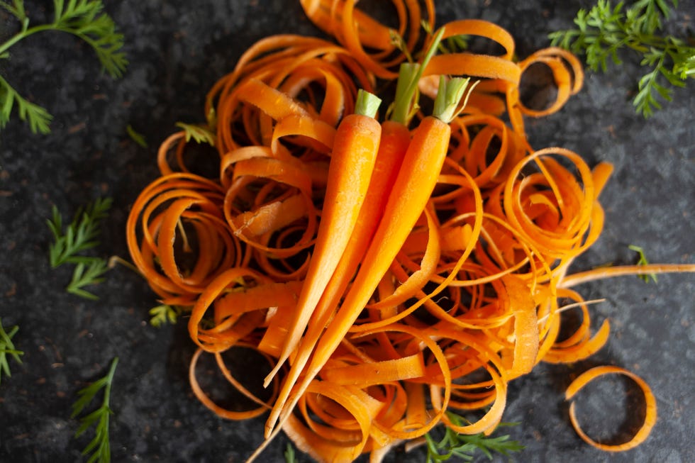 carrotes on cut