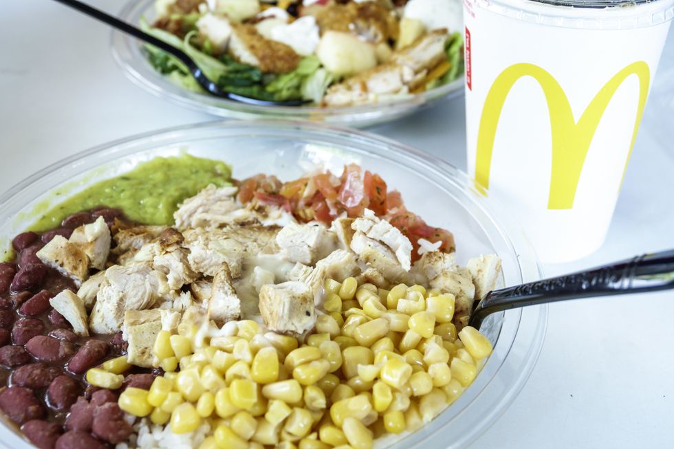 cartagena, mcdonalds restaurant salad bowl meal
