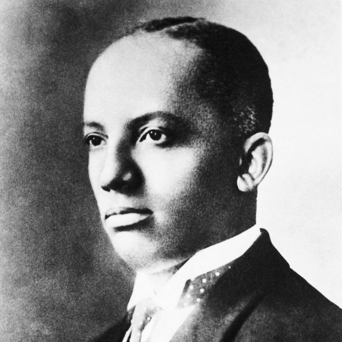 Historian Carter G. Woodson (Original Caption) Carter Goodwin Woodson (1875-1950), African-American historian, is shown in a head and shoulders portrait.