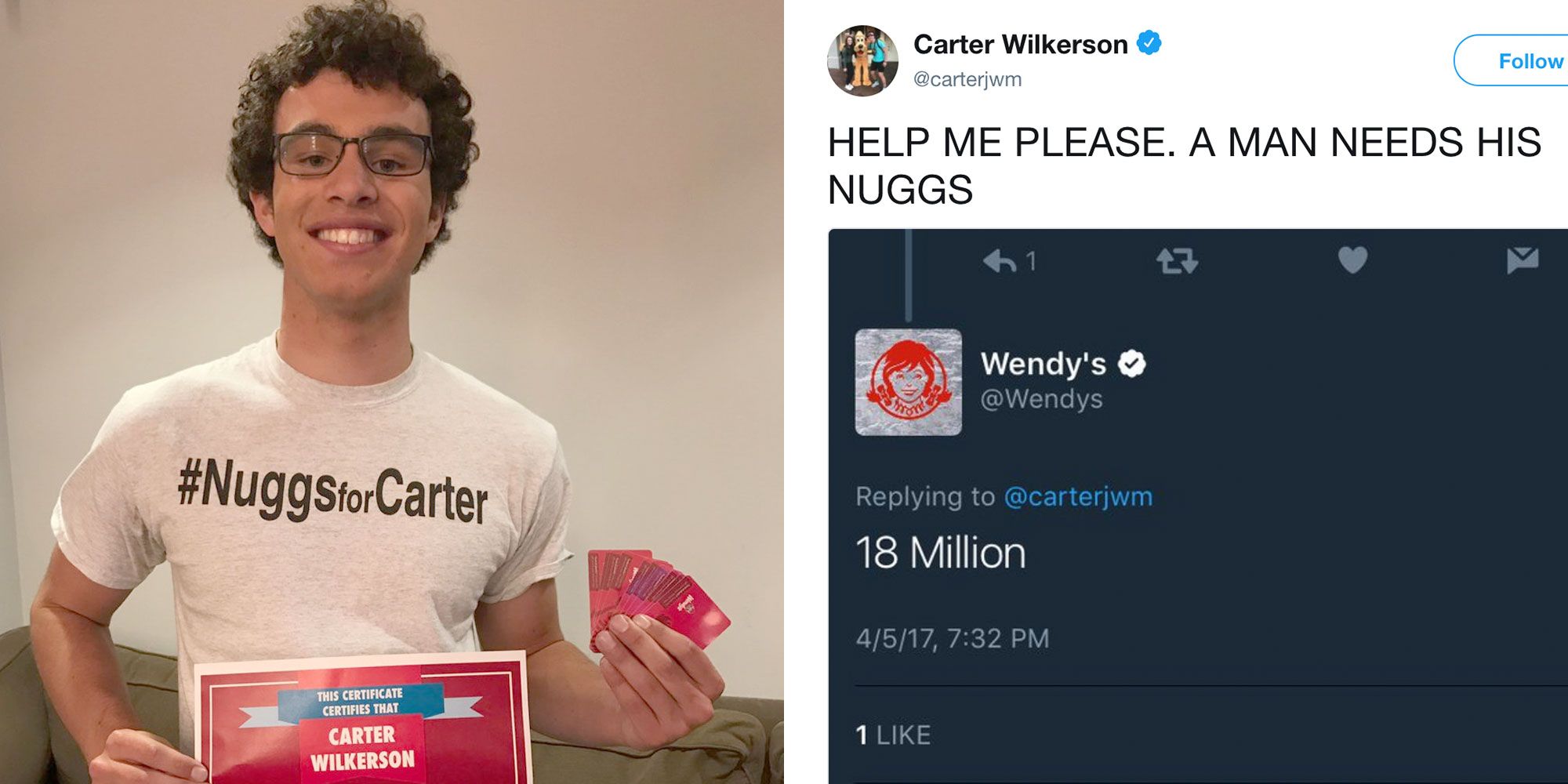 Who Is Carter Wilkerson, The Kid Who Got Free Wendy's Nuggets For A Year? -  #NuggsForCarter