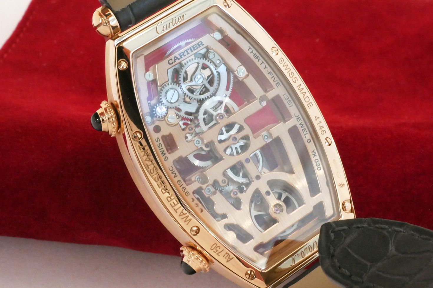 The Cartier Priv Tonneau XL Skeleton Dual Time