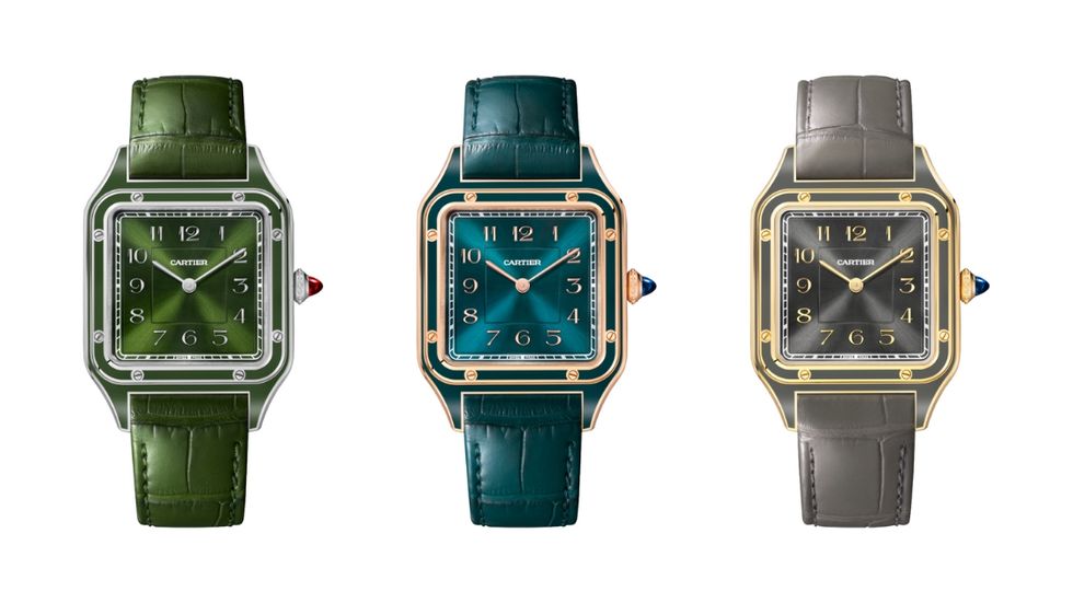 a group of watches,卡地亞, cartier, santos, 山度士 杜蒙,