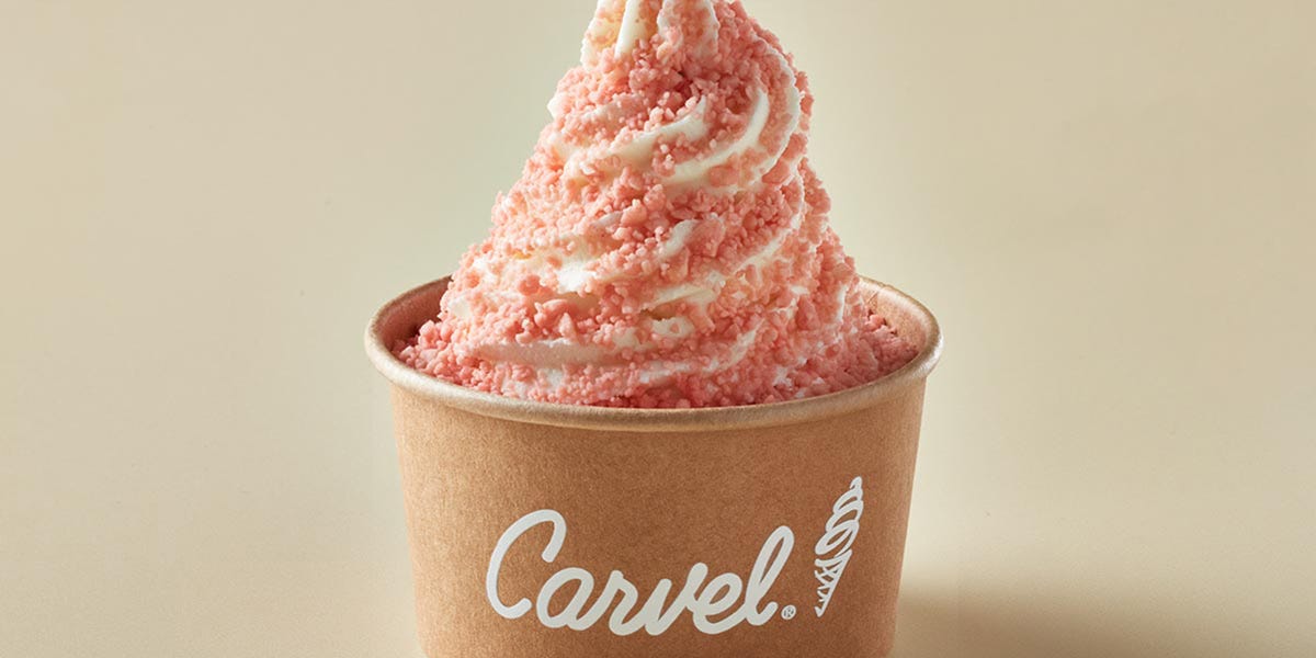 Carvel Slice' Mmms Strawberry Ice Cream Roll