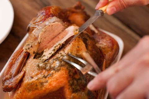 how long to wait  until carving turkey