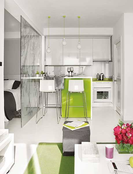 Room, Green, Interior design, Floor, Flooring, Countertop, Interior design, Ceiling, Home, Kitchen, 