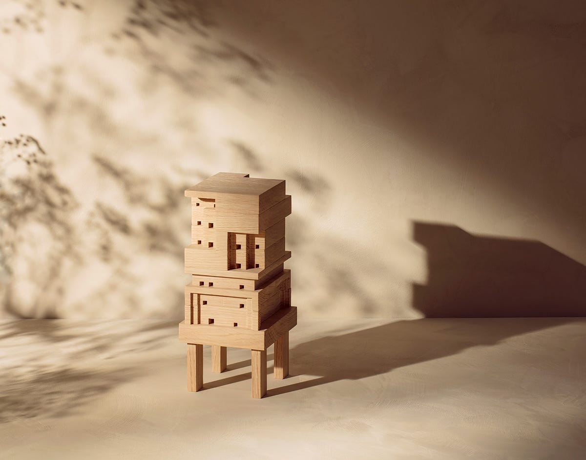 una casita para abejas diseñada por ikea