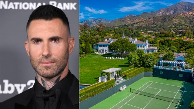 casa de adam levine en montecito