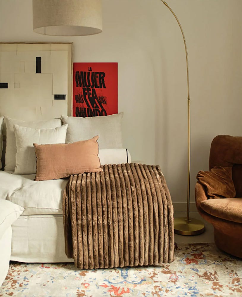 la casa de la actriz ana rujas tiene una decoracion vintage y en estilo nordico