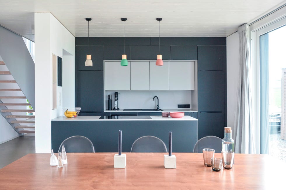 cocina y comedor de diseño minimalista