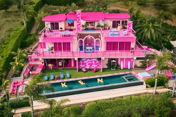 casa de ensueño de barbie, malibu airbnb