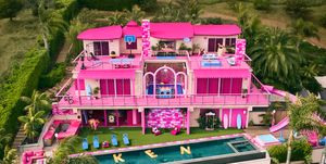 casa de ensueño de barbie, malibu airbnb