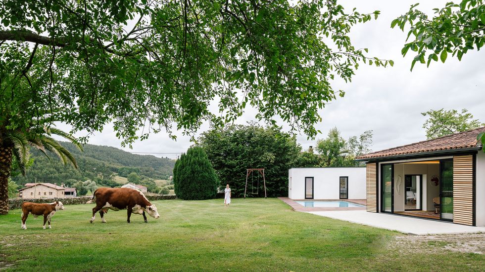 stable transformed into a home in cantabria