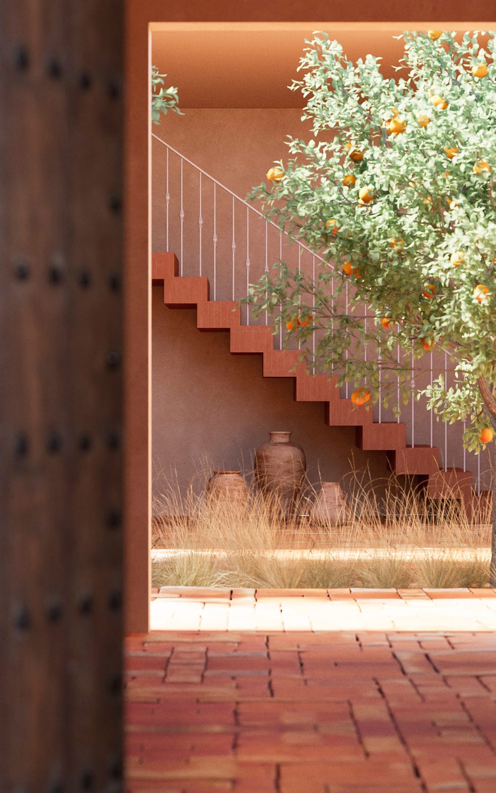 el estudio cateto cateto diseñauna original casa pequeña con distribución abierta en sevilla que comparte el espacio del dormitorio en suite con el salóncomedor y la cocina