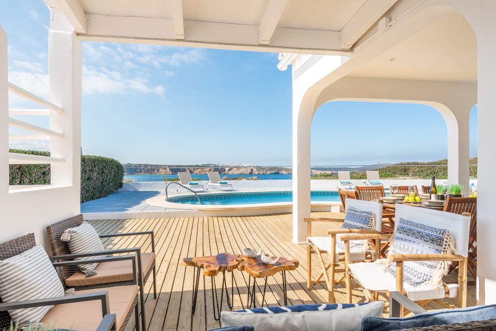 alojamiento con piscina de airbnb en menorca