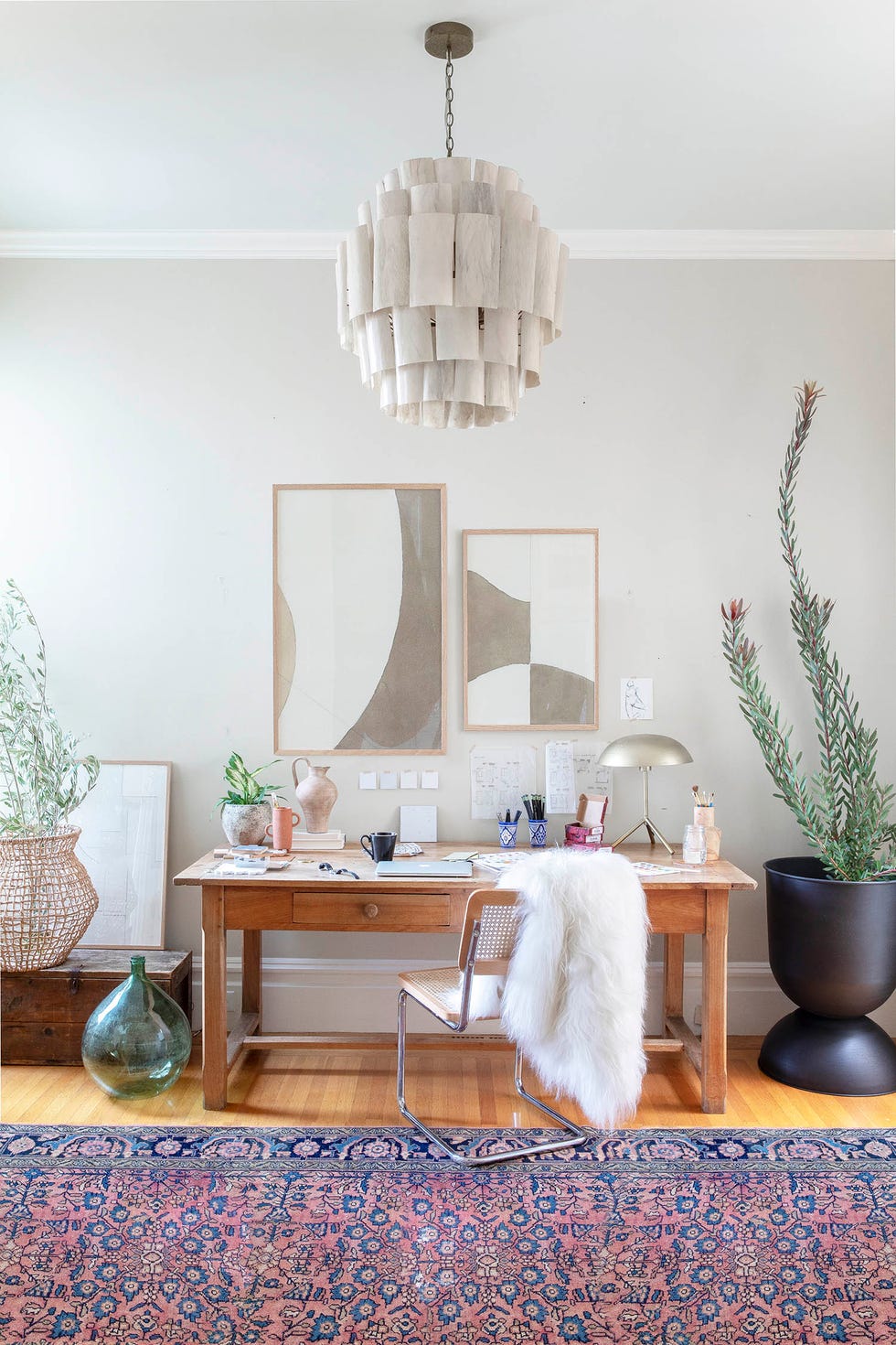despacho de estilo boho chic