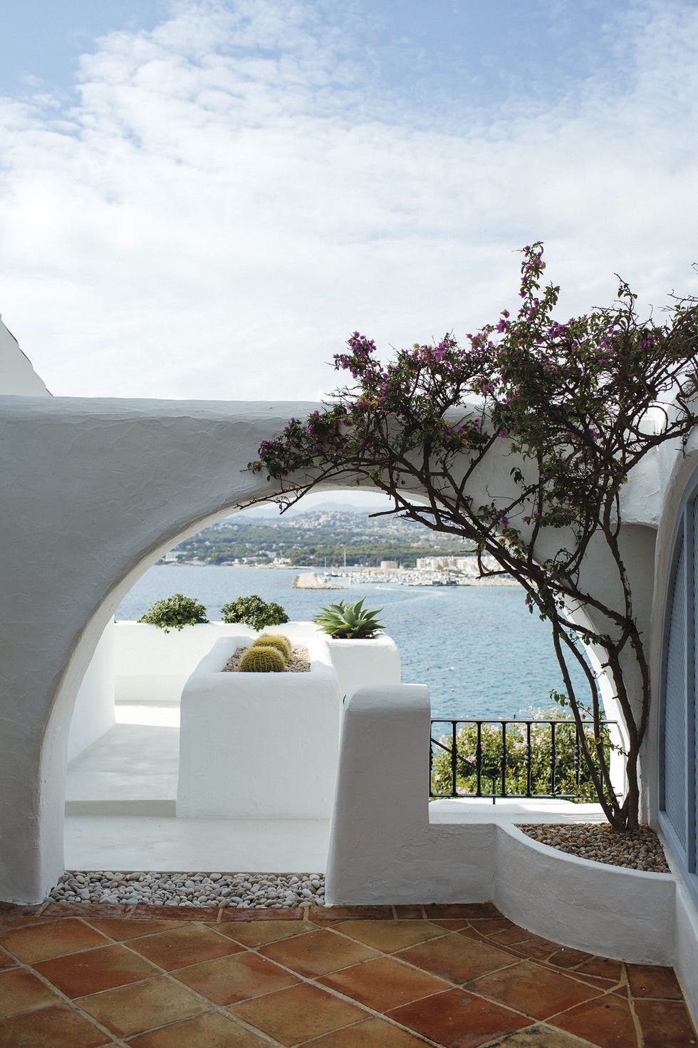 casa en la costa terrazas exteriores con vistas al mar