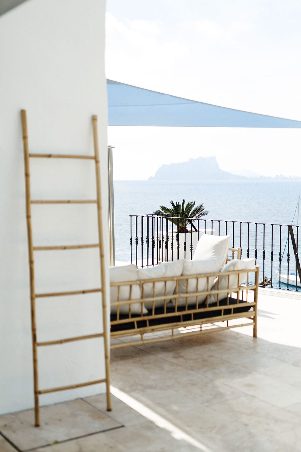 casa en la costa porche con vistas al mar