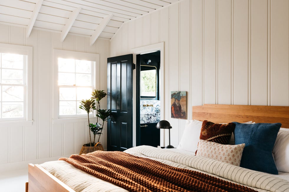 dormitorio de estilo rústico y vintage