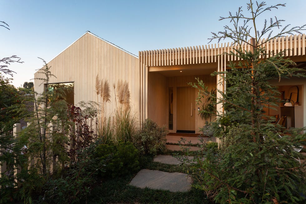 fachada de madera