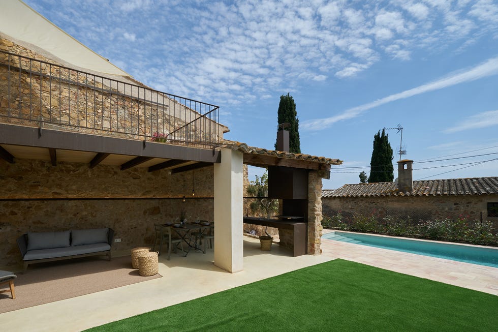 casa de pueblo rehabilitada con piscina