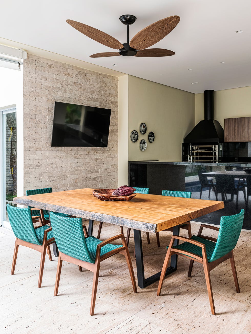 porche con cocina y comedor