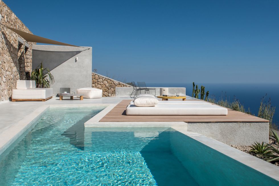 casa de vacaciones en grecia, de kapsimalis architects