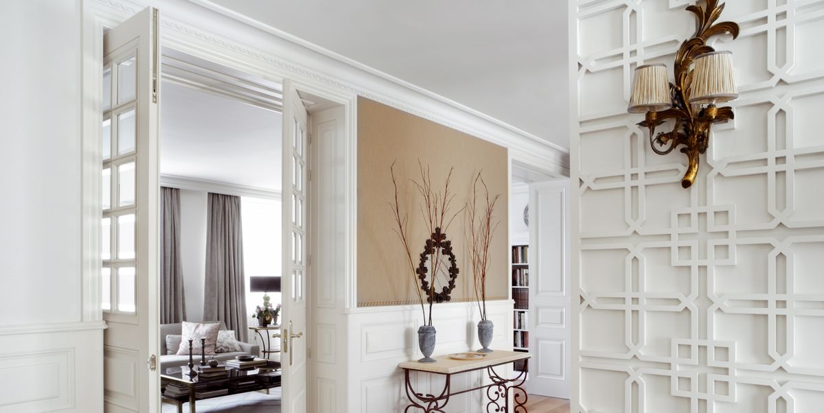 Decoración para pared en blanco en la sala de estar ideas de inspiración de  estilo minimalista